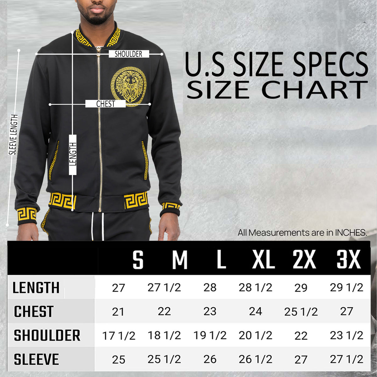 Lion Head Full-Zip Track Jacket