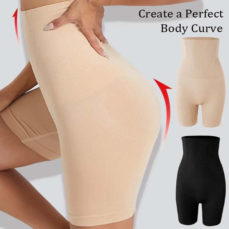 Women's High-Waisted Tummy Control Shaping Shorts, Seamless