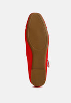 Albi Patent Toe Cap Satin Mary Jane