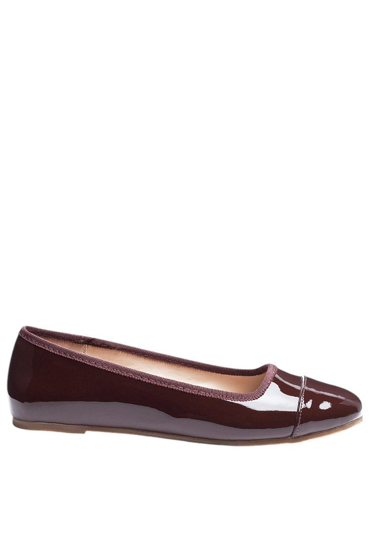 Camella Round Toe Ballerina Flat Shoes