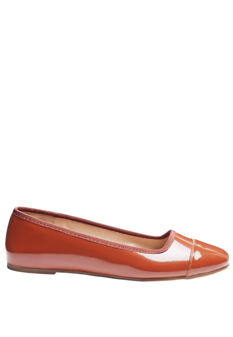 Camella Round Toe Ballerina Flat Shoes