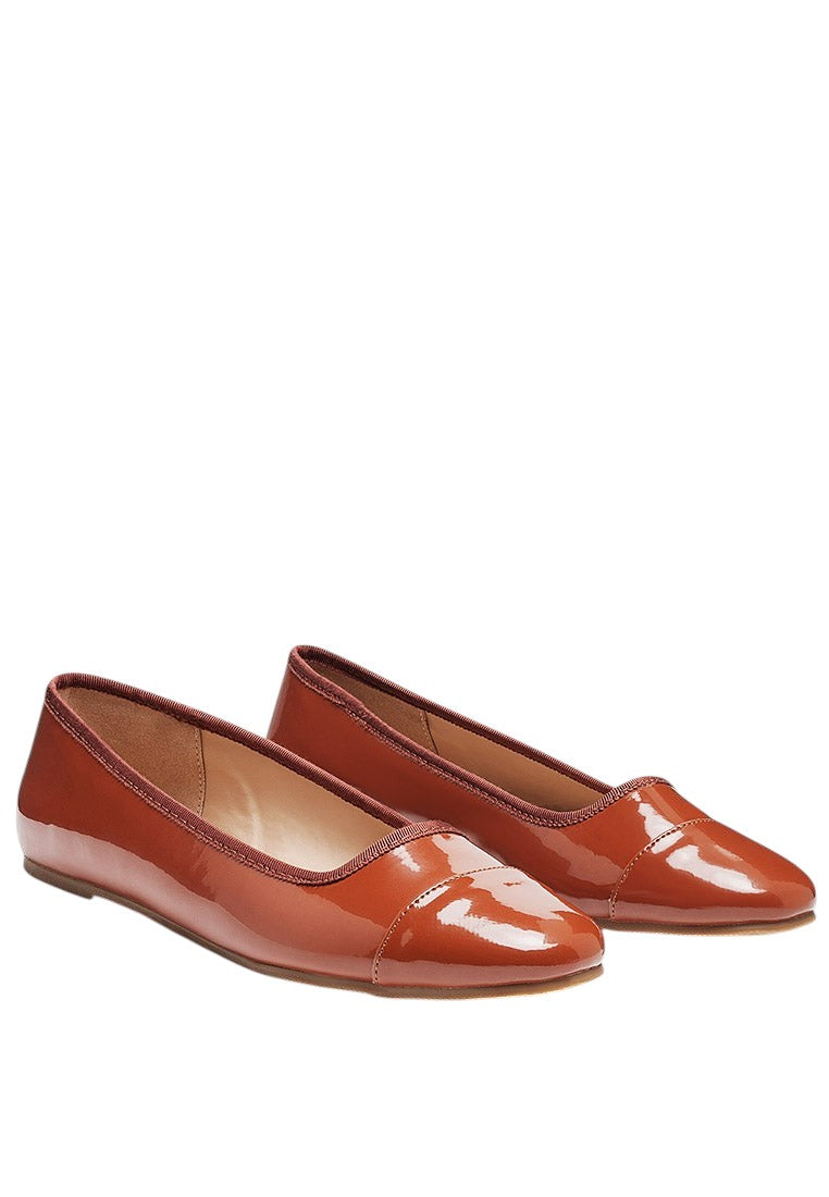 Camella Round Toe Ballerina Flat Shoes