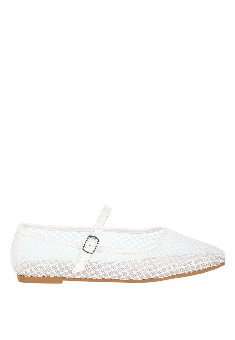 Averona Mesh Mary Jane Flats