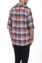 Corden Zip Up Flannel Shirt | Cotton-Poly Blend