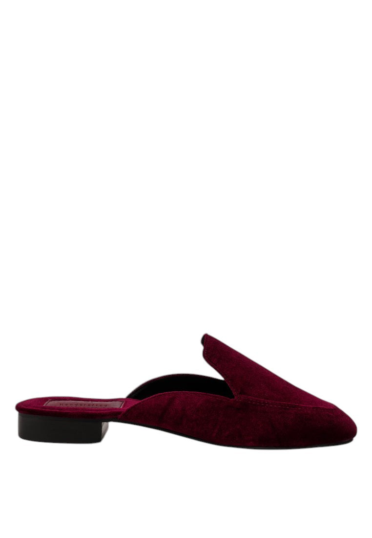 Mules artisanales Batiste Velvet