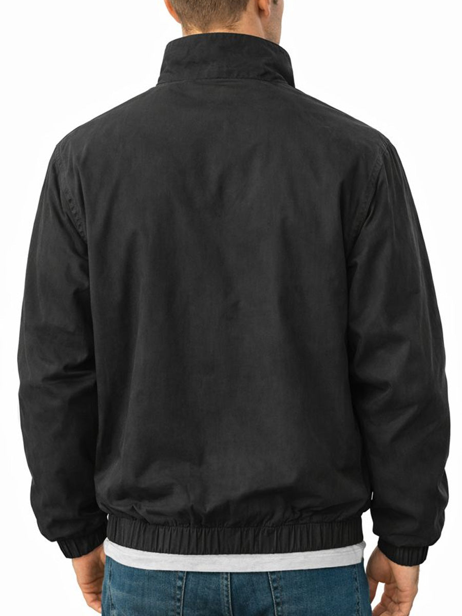 Ribstop Nylon Full Zip Lightweight Windbreaker