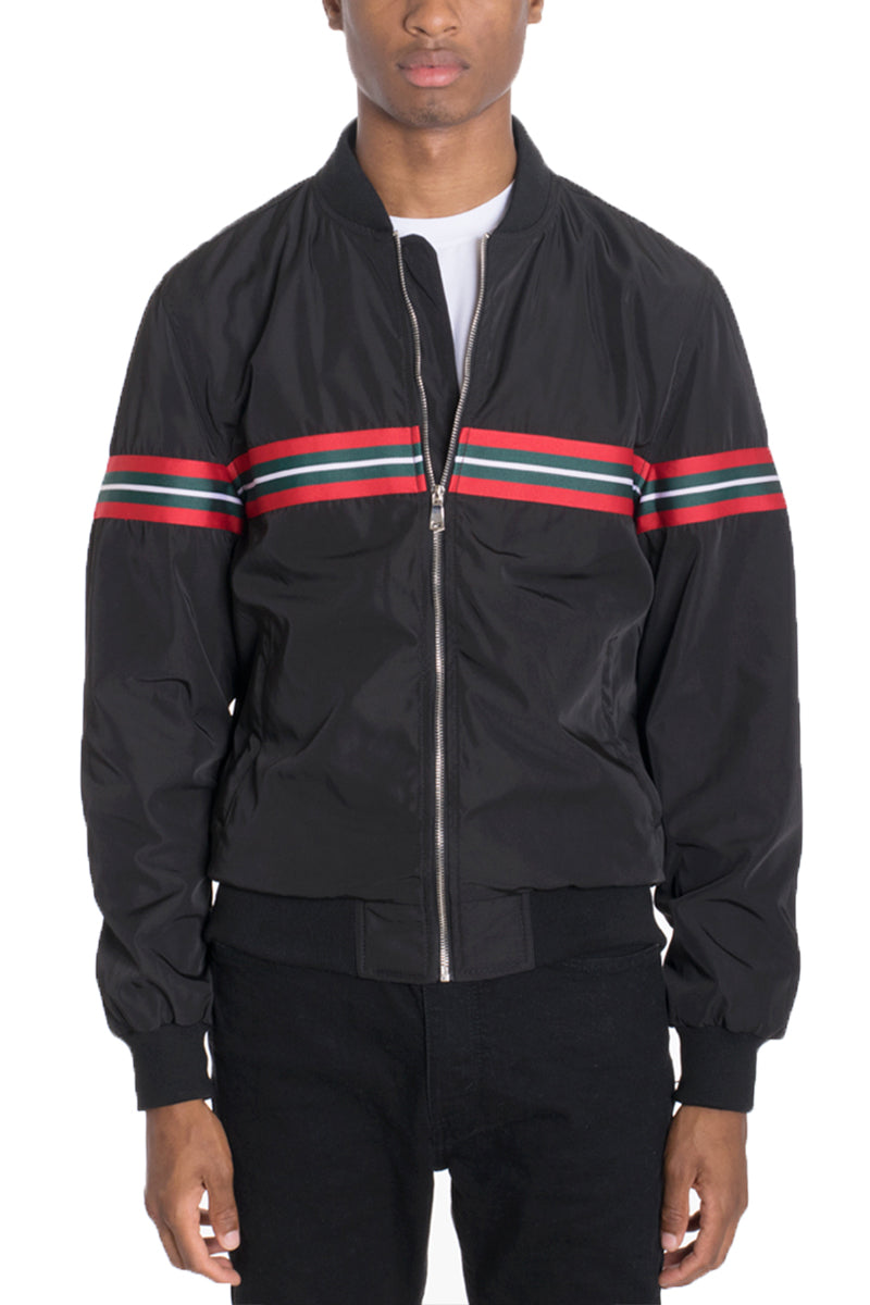 Dom Taped Bomber Jacket – Regular Fit