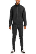 Essential Solid Track Set – Full Zip Jacket & Pants