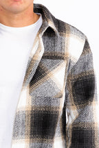 Wool Blend Flannel Shacket – Shirt Jacket