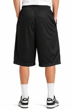 Solid Mesh Shorts – Loose Fit with Elastic Waist