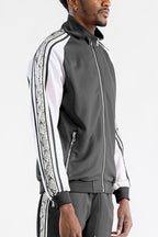 Snake Detail Side Track Jacket – Full Zip