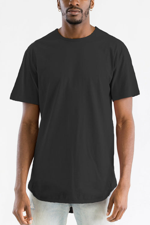 Men's Classic Scallop Long Tee Shirts