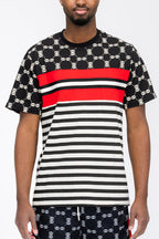 Linked Graphic Tee – Cotton Blend T-Shirt