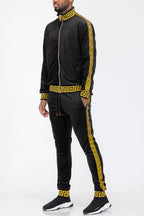 Status Velour Track Set – Full Zip Jacket & Pants