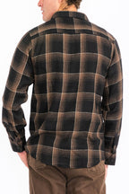 Men's Brushed Flannel Shirt – Cotton Blend