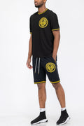 Lion Head Graphic Tee & Shorts Set