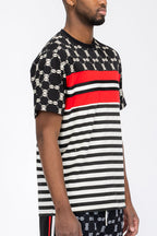 Linked Graphic Tee – Cotton Blend T-Shirt