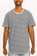 Edwin Striped Tee – Oversized Cotton Blend