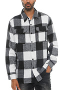 Soft Flannel Shacket | Brushed Checkered Long Sleeve