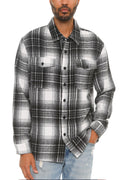 Soft Flannel Shacket – Brushed Checkered Long Sleeve