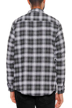 Men's Brushed Flannel Shirt – Cotton Blend
