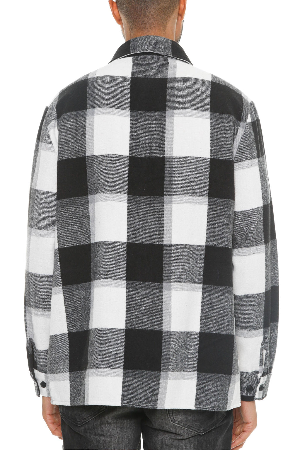 Austin Brushed Flannel Shacket – Long Sleeve Button-Up