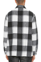 Austin Brushed Flannel Shacket – Long Sleeve Button-Up