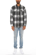 Soft Flannel Shacket – Brushed Checkered Long Sleeve