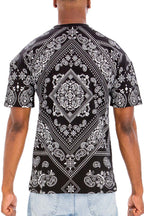 All Over Paisley Print T-Shirt | 100% Cotton