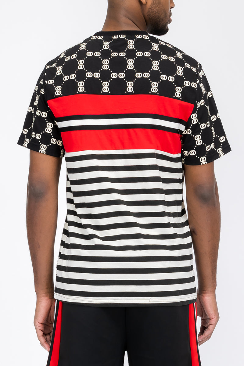 Linked Graphic Tee – Cotton Blend T-Shirt