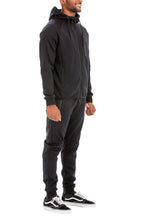 Solid Tech Sweat Set with Hoodie & Joggers