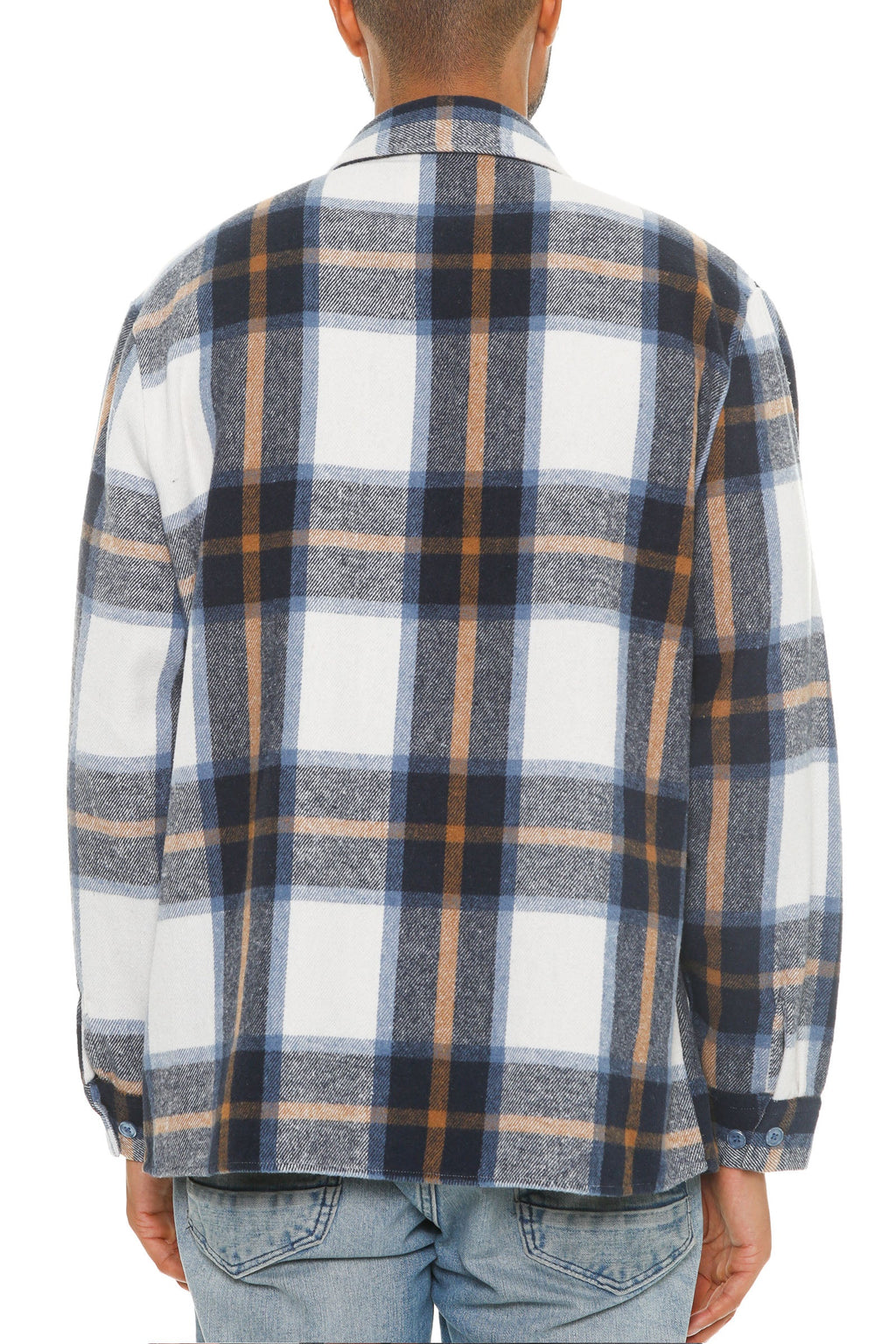 Soft Flannel Shacket | Brushed Checkered Long Sleeve