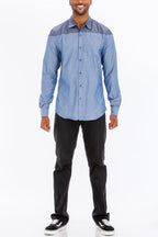 Milo Two-Tone Long Sleeve Shirt