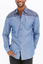 Milo Two-Tone Long Sleeve Shirt