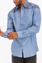 Milo Two-Tone Long Sleeve Shirt