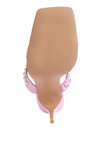 Bandy Stieletto Heel Metal Stud Sandals
