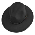 Belt Band Pointed Fedora Hat