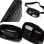 Glossy Puffer Rectangle Sling Bag Fanny Bag Belt Bag