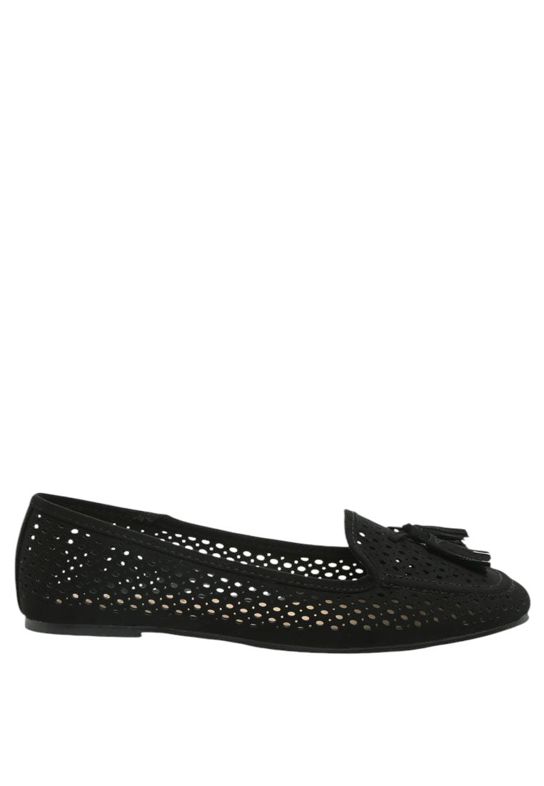 Feet Nest Perforated Microfiber Loafer