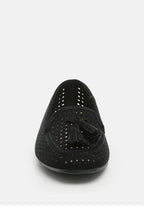 Feet Nest Perforated Microfiber Loafer