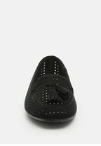 Feet Nest Perforated Microfiber Loafer