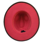 Belt Band Pointed Fedora Hat