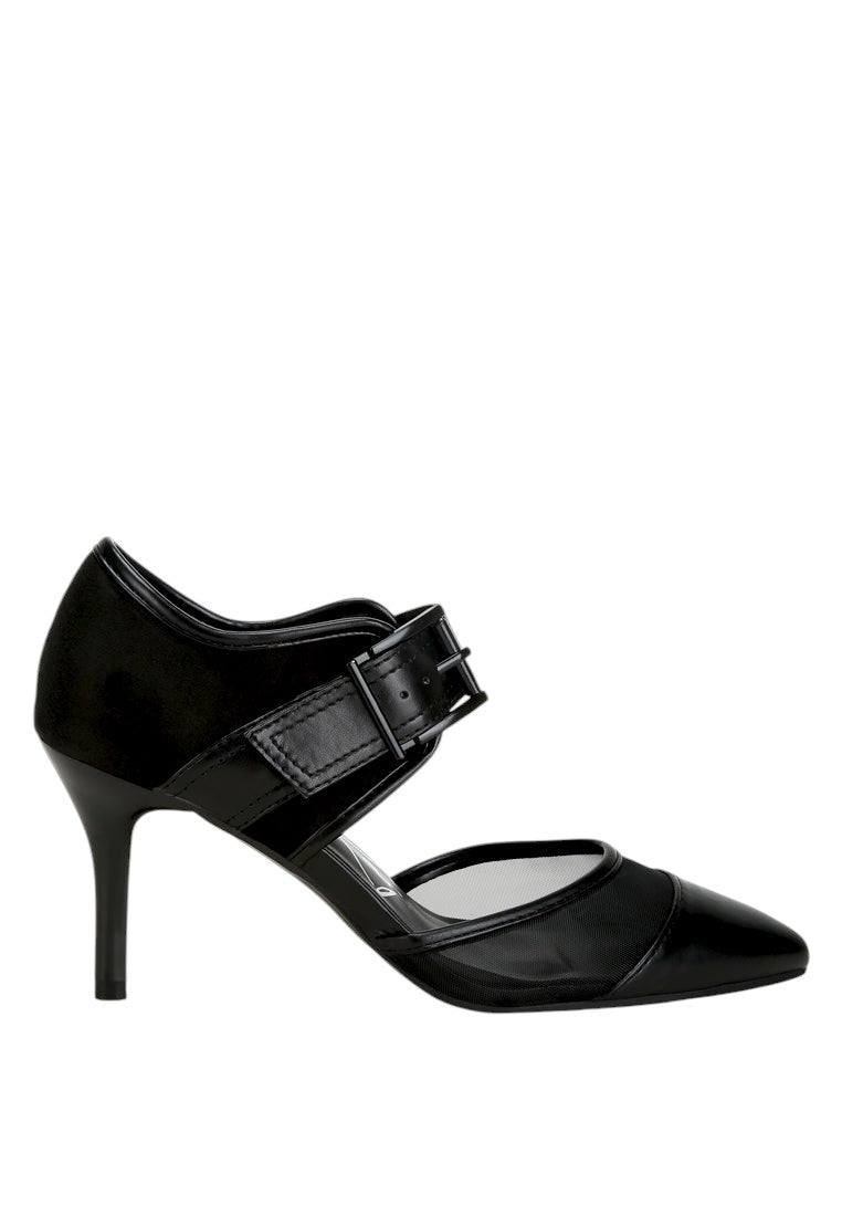 Aneri Buckle Detail Pump Sandals