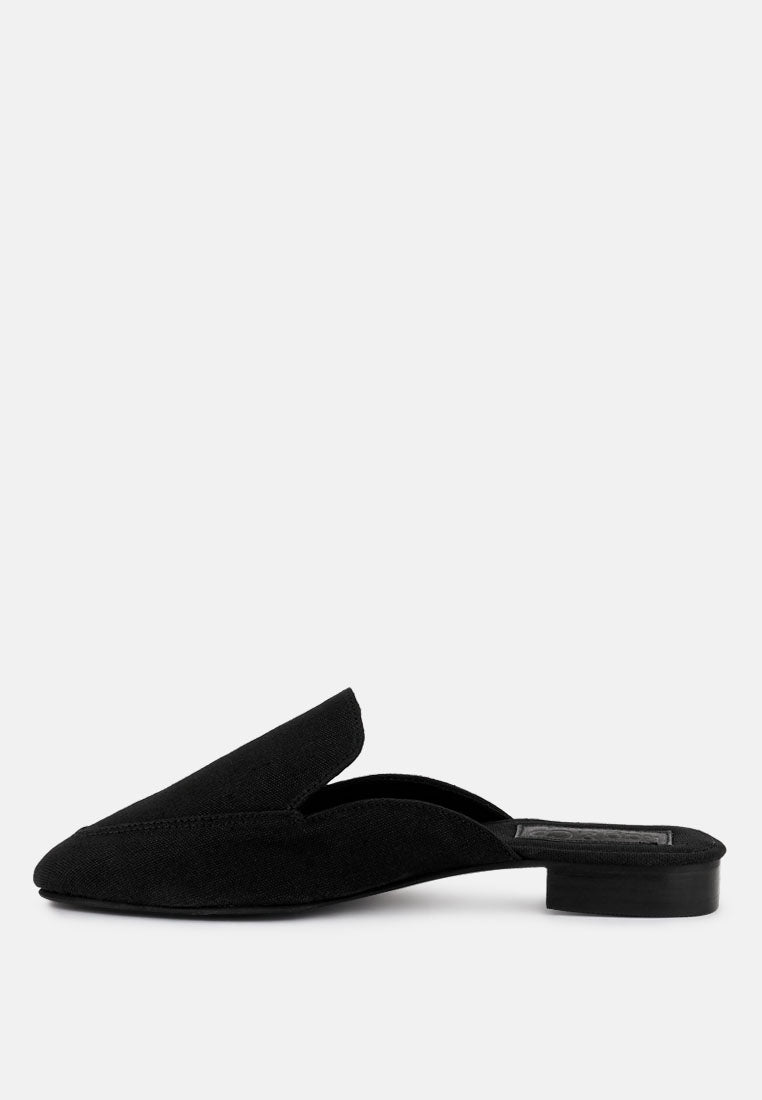 Calico Organic Canvas Mules