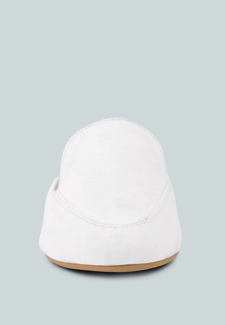 Calico Organic Canvas Mules
