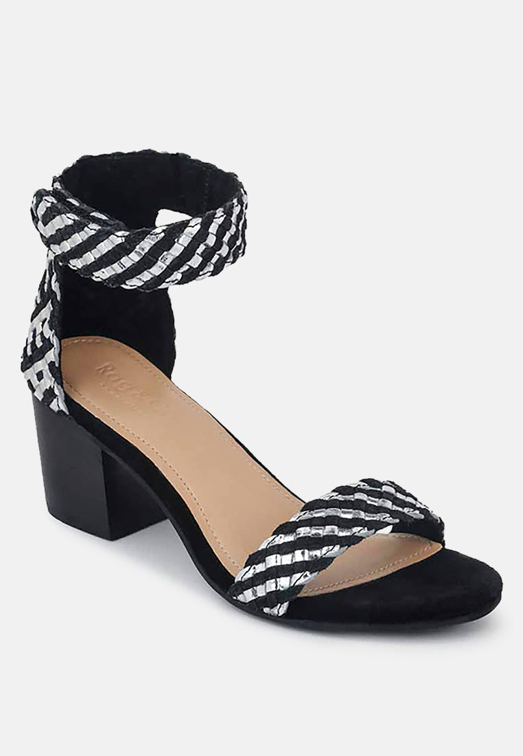 Carla Stacked Heel Sandal