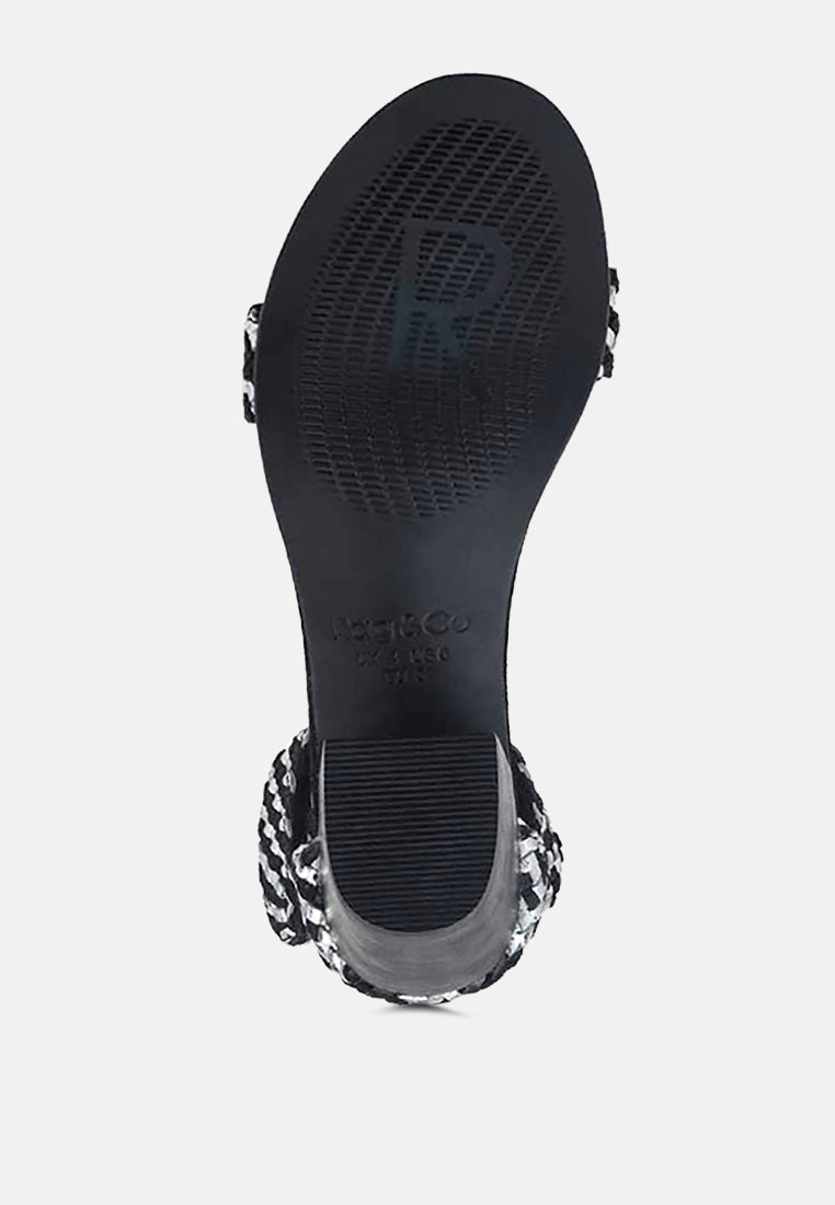 Carla Stacked Heel Sandal