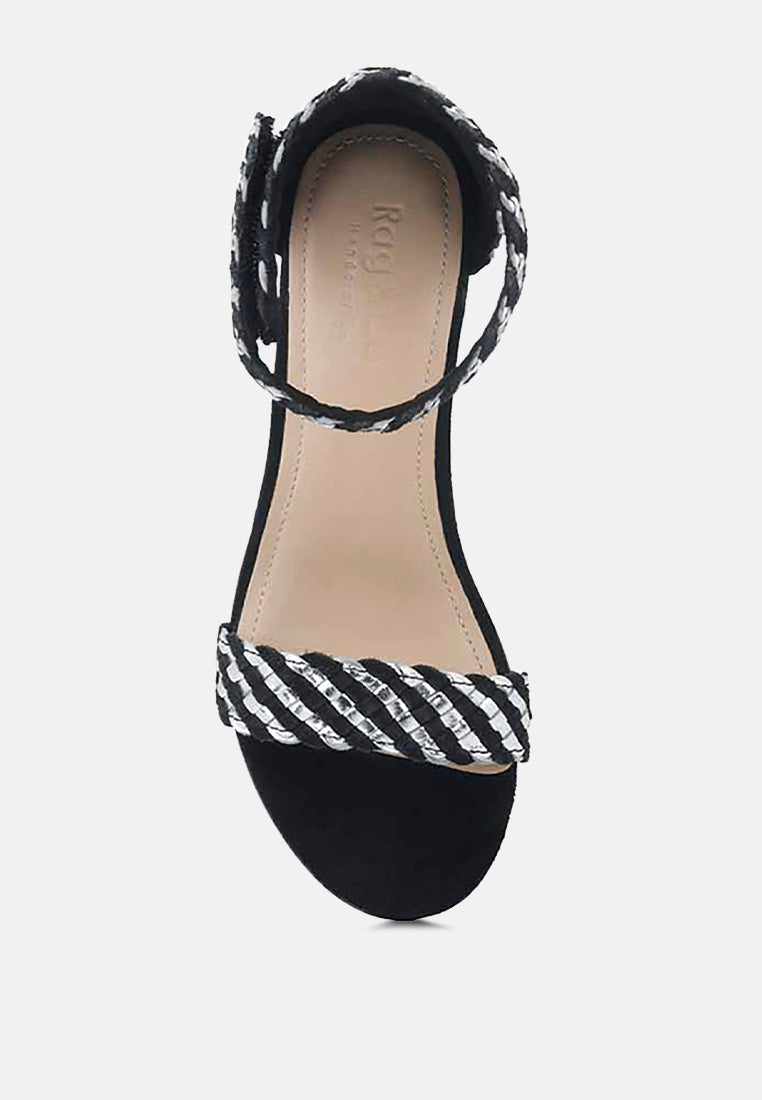 Carla Stacked Heel Sandal