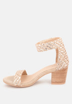 Carla Stacked Heel Sandal