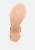 Carla Stacked Heel Sandal